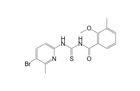 N-(5-bromo-6-methyl-2-pyridinyl)-N'-(2-methoxy-3-methylbenzoyl)thiourea
