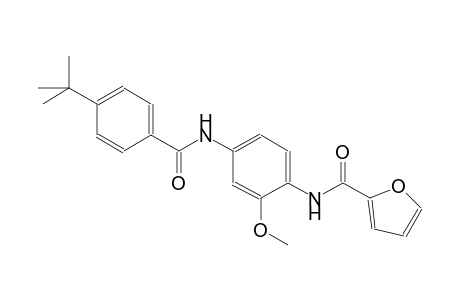 2-furancarboxamide, N-[4-[[4-(1,1-dimethylethyl)benzoyl]amino]-2-methoxyphenyl]-