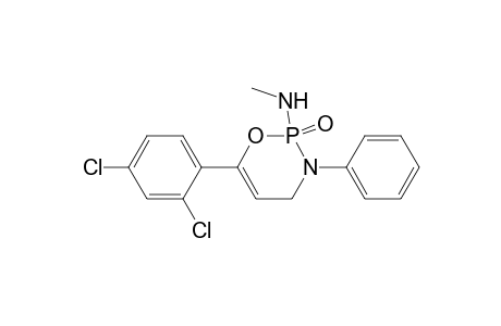 2H-1,3,2-Oxazaphosphorin-2-amine, 6-(2,4-dichlorophenyl)-3,4-dihydro-N-methyl-3-phenyl-, 2-oxide