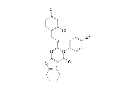 3-(4-bromophenyl)-2-[(2,4-dichlorobenzyl)sulfanyl]-5,6,7,8-tetrahydro[1]benzothieno[2,3-d]pyrimidin-4(3H)-one