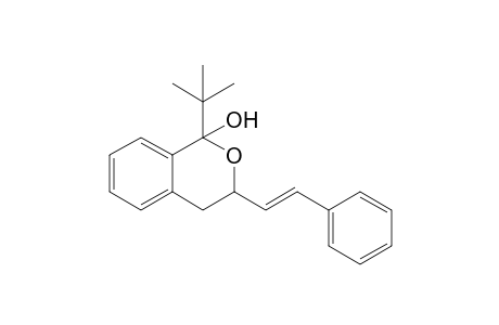 1-tert-Butyl-3-[(E)-2-phenylethenyl]-3,4-dihydro-1H-2-benzopyran-1-ol