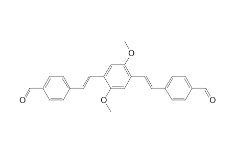 4-[(E)-2-[4-[(E)-2-(4-formylphenyl)ethenyl]-2,5-dimethoxyphenyl]ethenyl]benzaldehyde
