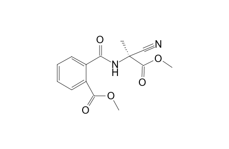 (S)-2-Cyano-2-o-methoxycarbonylbenzamido methyl propanoate