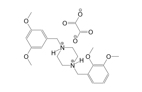 1-(2,3-dimethoxybenzyl)-4-(3,5-dimethoxybenzyl)piperazinediium oxalate