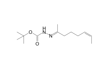 (E)-tert-Butyl 2-((Z)-oct-6-en-2-ylidene)hydrazinecarboxylate