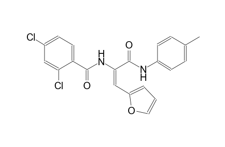 benzamide, 2,4-dichloro-N-[(E)-2-(2-furanyl)-1-[[(4-methylphenyl)amino]carbonyl]ethenyl]-