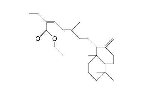 15-(1-Carbethoxypropyliden)-8(17),13(E)-labdadiene