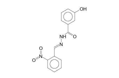 3-Hydroxy-N'-[(E)-(2-nitrophenyl)methylidene]benzohydrazide