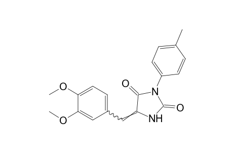 3-p-tolyl-5-veratrylidenehydantoin