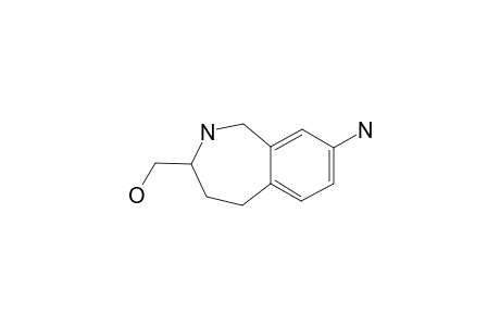 (+/-)-3-HYDROXYMETHYL-8-AMINO-2,3,4,5-TETRAHYDRO-1H-2-BENZAZEPINE