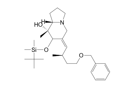 (8R,8aS)7-[[(Dimethylethyl)dimethylsilyl]oxy]-8-Hydroxy-8-methyl-6-((Z)-2(R)-methyl-4-(benzyloxy)butylidene)octahydroindolozine