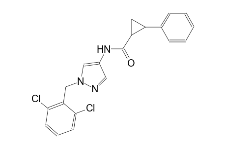 N-[1-(2,6-dichlorobenzyl)-1H-pyrazol-4-yl]-2-phenylcyclopropanecarboxamide