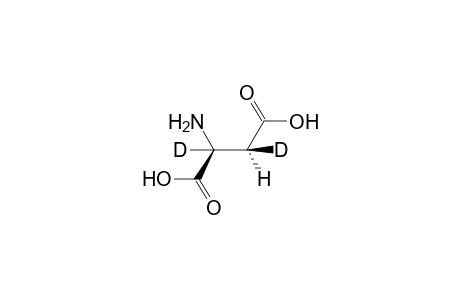 (2S,3S)-2-amino-2,3-dideuterio-butanedioic acid