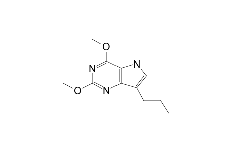 2,4-dimethoxy-7-propyl-5H-pyrrolo[2,3-e]pyrimidine