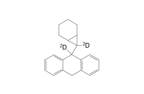 9(10)-deutero-9-(7-deuterobicyclo[4.1.0]hept-7-yl)-9,10-dihydro-anthracene