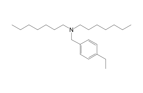 4-Ethylbenzylamine, N,N-diheptyl-