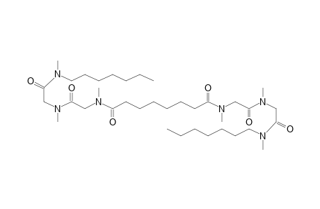 N,N'-bis[2-[[2-[heptyl(methyl)amino]-2-keto-ethyl]-methyl-amino]-2-keto-ethyl]-N,N'-dimethyl-suberamide