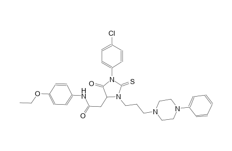 4-imidazolidineacetamide, 1-(4-chlorophenyl)-N-(4-ethoxyphenyl)-5-oxo-3-[3-(4-phenyl-1-piperazinyl)propyl]-2-thioxo-