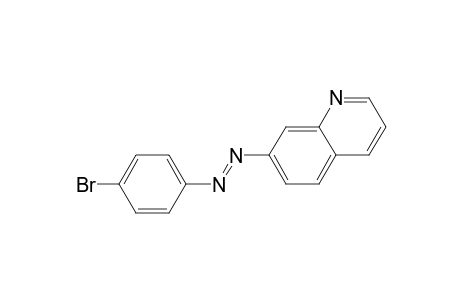 Quinoline, 7-[(p-bromophenyl)azo]-