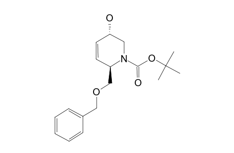TERT.-BUTYL-(2R,5S)-2-(BENZYLOXYMETHYL)-5,6-DIHYDRO-5-HYDROXYPIPERIDINE-1(2H)-CARBOXYLATE