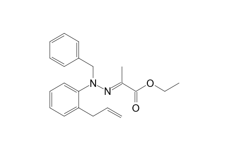 (2E)-2-[(2-allylphenyl)-benzyl-hydrazono]propionic acid ethyl ester