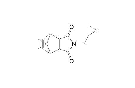 4'-(Cyclopropylmethyl)-4'-azaspiro[cyclopropane-1,10'-tricyclo[5.2.1.0(2,6)]decan]-8'-ene-3',5'-dione (isomer 1)