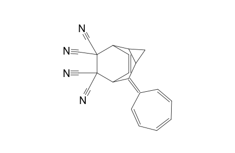 9,9,10,10-Tetracyano-5-cyclohepta-2',4',6'-trien-1-ylidenetricyclo[4.2.2.0(2,4)]dec-7-ene