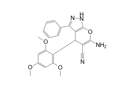 6-amino-3-phenyl-4-(2,4,6-trimethoxyphenyl)-1,4-dihydropyrano[2,3-c]pyrazole-5-carbonitrile