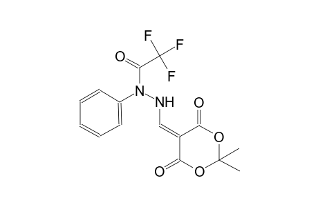 N'-[(2,2-dimethyl-4,6-dioxo-1,3-dioxan-5-ylidene)methyl]-2,2,2-trifluoro-N-phenylacetohydrazide