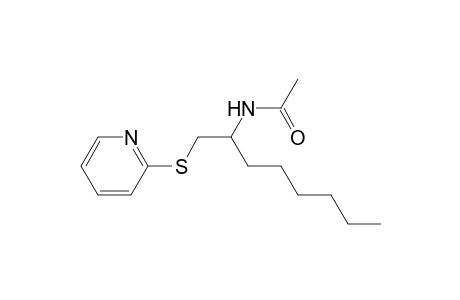 Acetamide, N-[1-[(2-pyridinylthio)methyl]heptyl]-