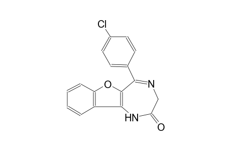 5-(4-chlorophenyl)-1,3-dihydro-2H-[1]benzofuro[3,2-e][1,4]diazepin-2-one
