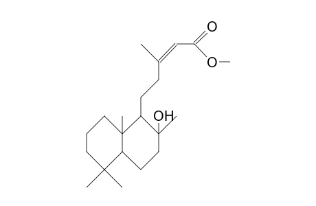 8-Hydroxy-cis-13-labden-15-carboxylic acid, methyl ester
