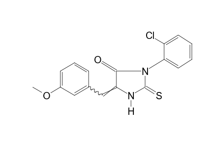 3-(o-CHLOROPHENYL)-5-(m-METHOXYBENZYLIDENE)-2-THIOHYDANTOIN