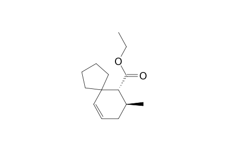rel-(6R,7S)-7-methylspiro[4.5]dec-9-ene-6-carboxylic acid ethyl ester
