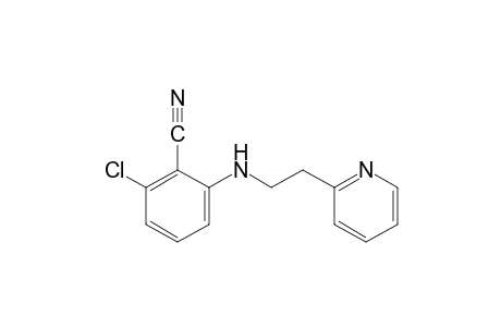 6-chloro-N-[2-(2-pyridyl)ethyl]anthranilonitrile