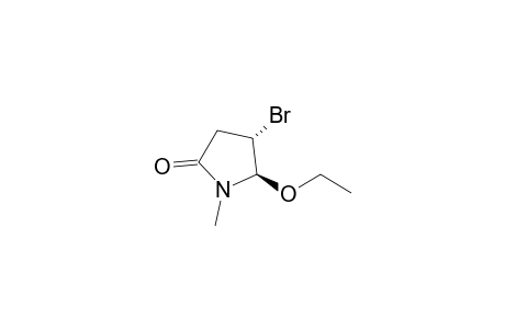 trans-4-Bromo-5-ethoxy-1-methylpyrrolidin-2-one
