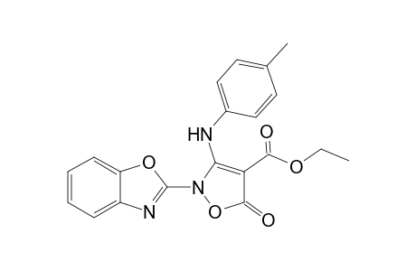 Ethyl 2-(benzoxazol-2'-yl)-3-[(p-methylphenyl)amino]-5-oxo-2,5-dihydroisoxazole-4-carboxylate