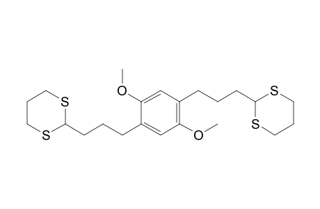 1,4-bis[3-(1,3-dithian-2-yl)propyl]-2,5-dimethoxybenzene