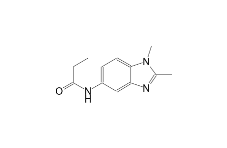 N-(1,2-dimethyl-1H-benzimidazol-5-yl)propanamide
