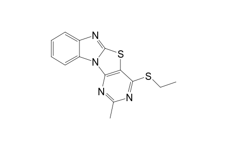 4-(ethylsulfanyl)-2-methylpyrimido[4',5':4,5][1,3]thiazolo[3,2-a]benzimidazole