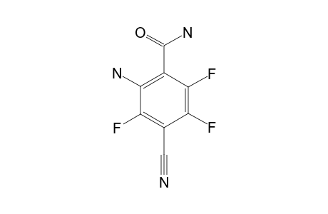 2-CARBAMOYL-5-CYANO-3,4,6-TRIFLUOROANILINE