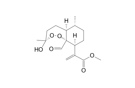 Methyl [5a'S,6'R,9'S]-2-(3'H-3',6'-dimethyl-9a'-formyl-3'-hydroxyperhydro-1',2'-benzodioxoepin-9'-yl)propenoate