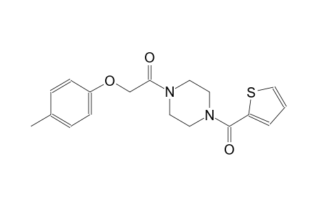 piperazine, 1-[(4-methylphenoxy)acetyl]-4-(2-thienylcarbonyl)-