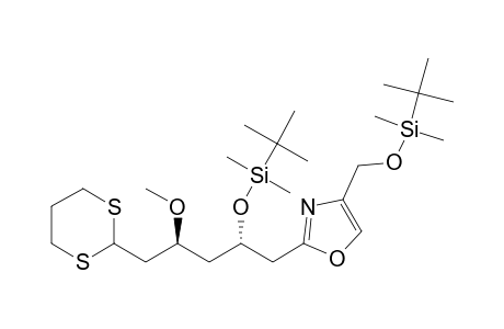 tert-Butyl-[[2-[(2S,4S)-2-[tert-butyl(dimethyl)silyl]oxy-5-(1,3-dithian-2-yl)-4-methoxy-pentyl]-1,3-oxazol-4-yl]methoxy]-dimethyl-silane