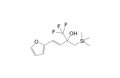 (E)-1,1,1-Trifluoro-4-(furan-2-yl)-2-((trimethylsilyl)methyl)but-3-en-2-ol