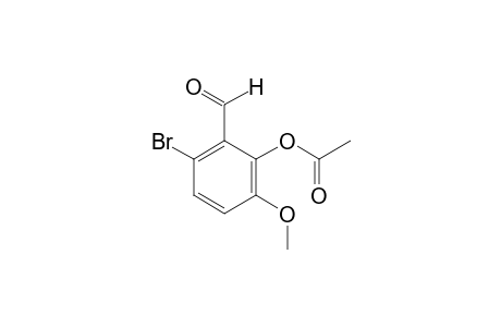 6-bromo-2-hydroxy-m-anisaldehyde, acetate(ester)