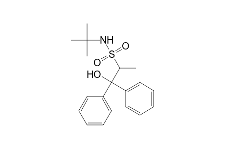 Benzeneethanesulfonamide, N-(1,1-dimethylethyl)-.beta.-hydroxy-.alpha.-methyl-.beta.-phenyl-