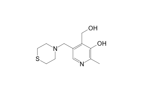 3-hydroxy-2-methyl-5-(thiomorpholinomethyl)-4-pyridinemethanol