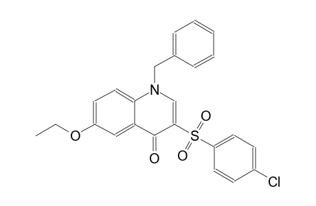 4(1H)-quinolinone, 3-[(4-chlorophenyl)sulfonyl]-6-ethoxy-1-(phenylmethyl)-