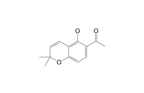 6-ACETYL-5-HYDROXY-2,2-DIMETHYL-2H-CHROMENE